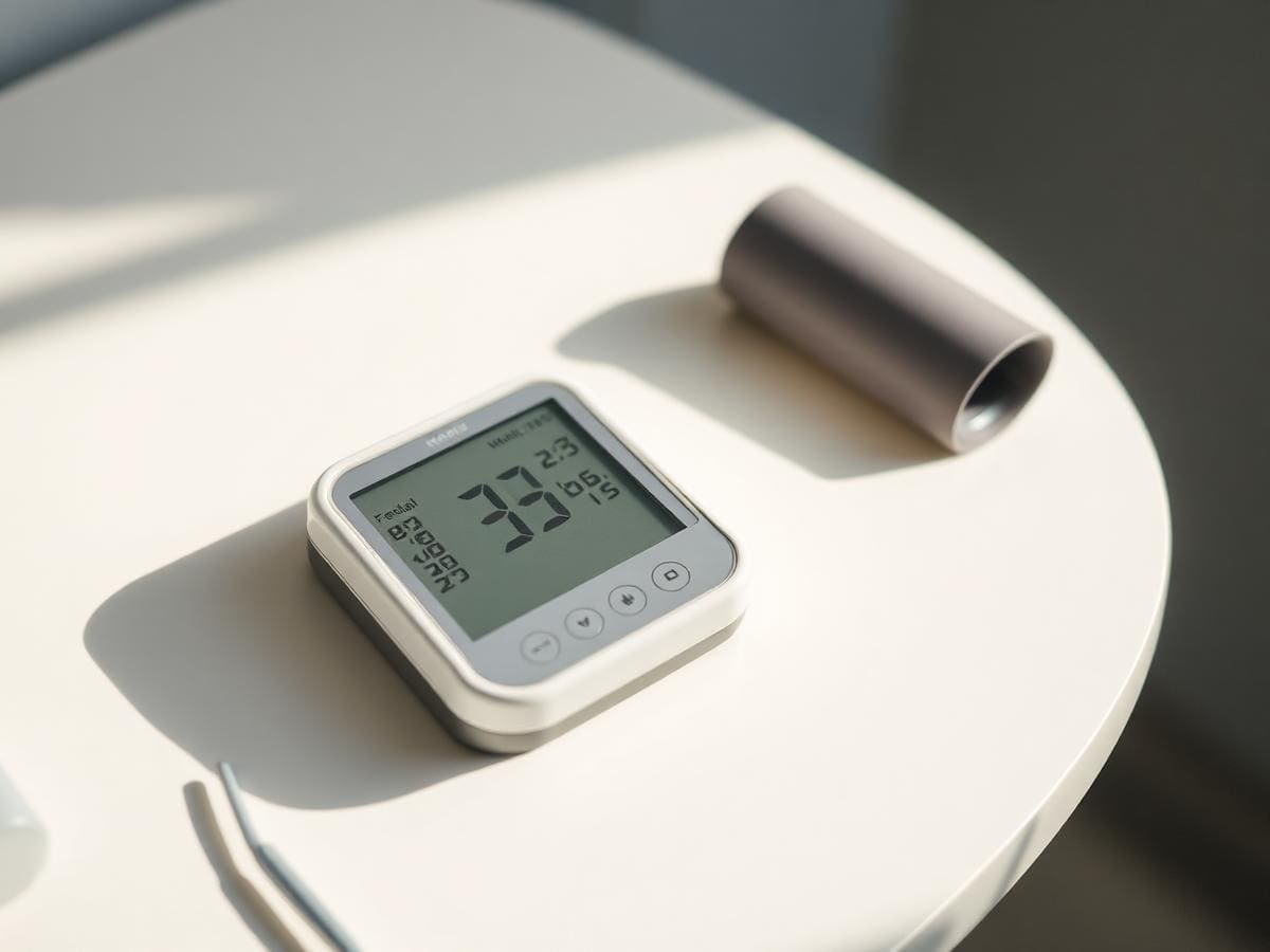 A pharmacy blood pressure consultation